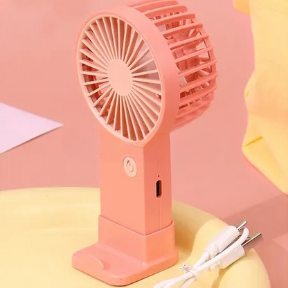 Mini Rechargeable Hand Fan Portable USB Summer Cooler