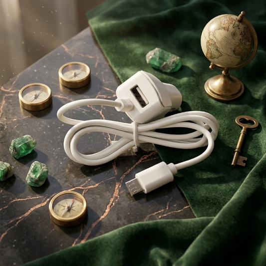 7 Star Car Charger with Android Wire – 1 USB Slot 1 Amp Fast Charging Aluminium Body