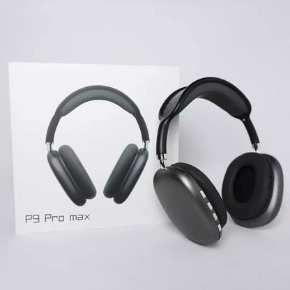 P9 Wireless Bluetooth Over-Ear Headphones – High Bass, Noise Reduction, Foldable & Portable Pro Max Headset