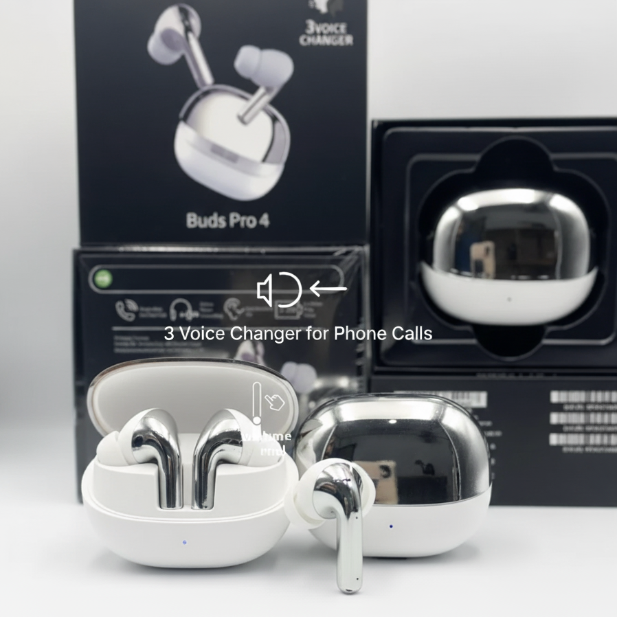 Samsung Buds 4 ANC Wireless Earbuds – Pro Bluetooth Earphones with Noise Cancellation, Deep Bass & Long Battery Backup