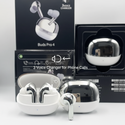 Samsung Buds 4 ANC Wireless Earbuds – Pro Bluetooth Earphones with Noise Cancellation, Deep Bass & Long Battery Backup