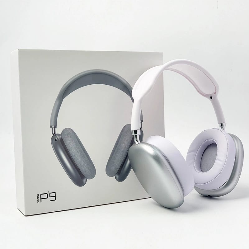 P9 Wireless Bluetooth Over-Ear Headphones – High Bass, Noise Reduction, Foldable & Portable Pro Max Headset