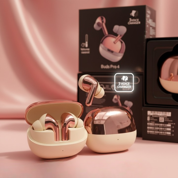 Samsung Buds 4 ANC Wireless Earbuds – Pro Bluetooth Earphones with Noise Cancellation, Deep Bass & Long Battery Backup