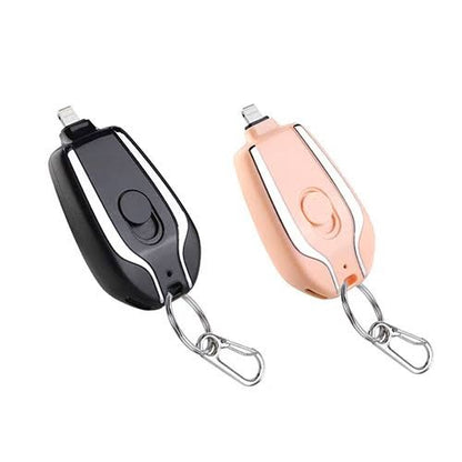New Power Pod Portable Keychain Power Bank for iPhone – Emergency Plug & Play Compact Backup Charger