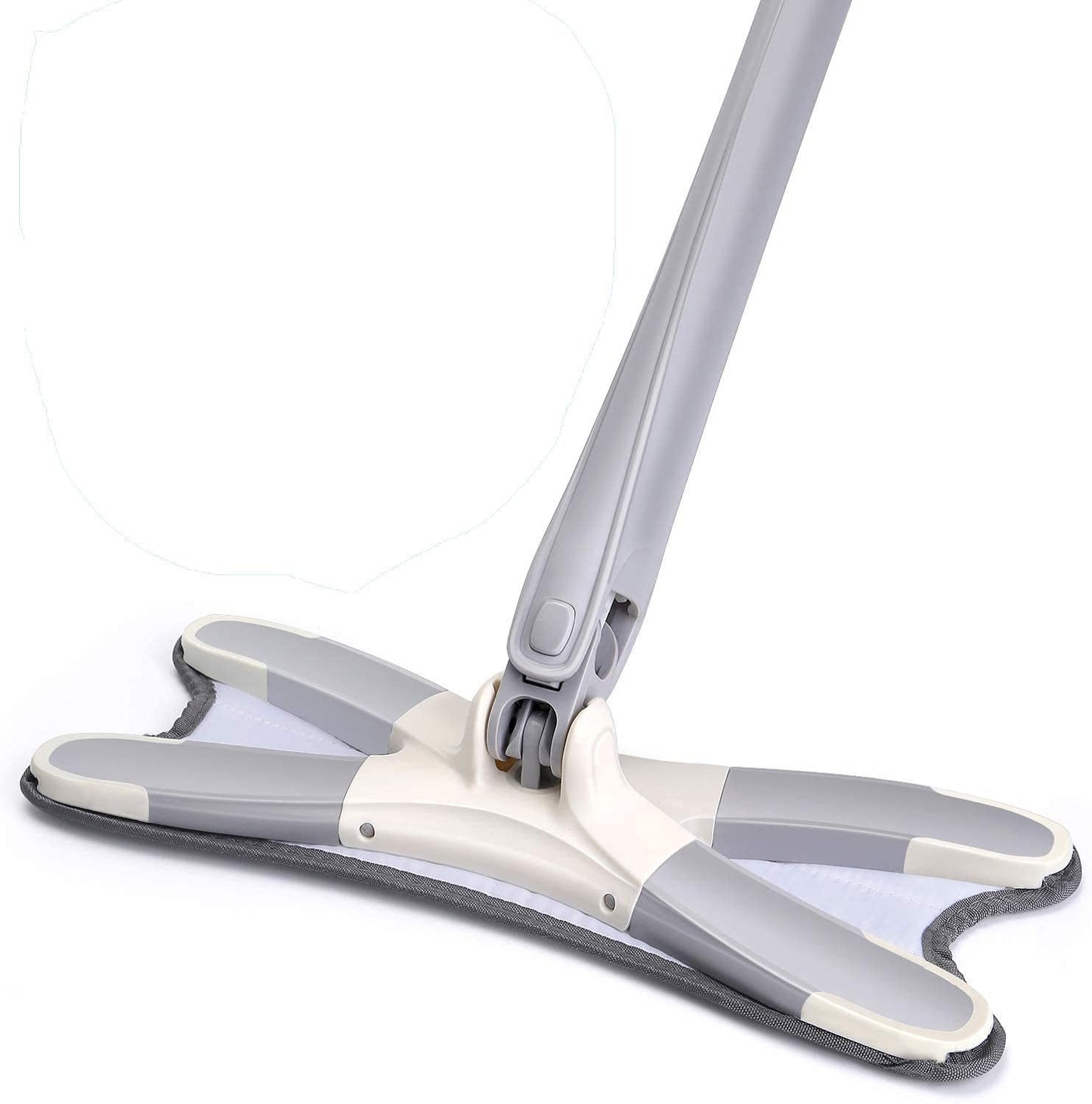 Rotating X Mop Flat Microfiber Floor Mop – 360° Squeeze System Hands-Free Cleaning Replaceable Heads