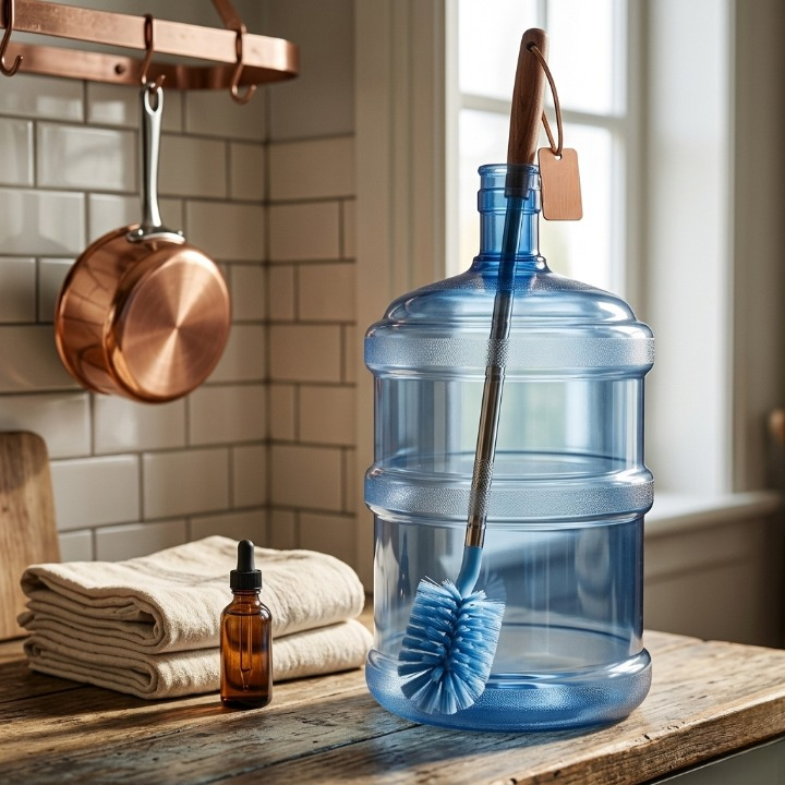 19 Litre Water Bottle Cleaning Brush Adjustable Long Handle 40–60cm Deep Cleaning Gallon Bottle Brush