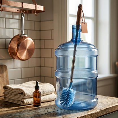 19 Litre Water Bottle Cleaning Brush Adjustable Long Handle 40–60cm Deep Cleaning Gallon Bottle Brush