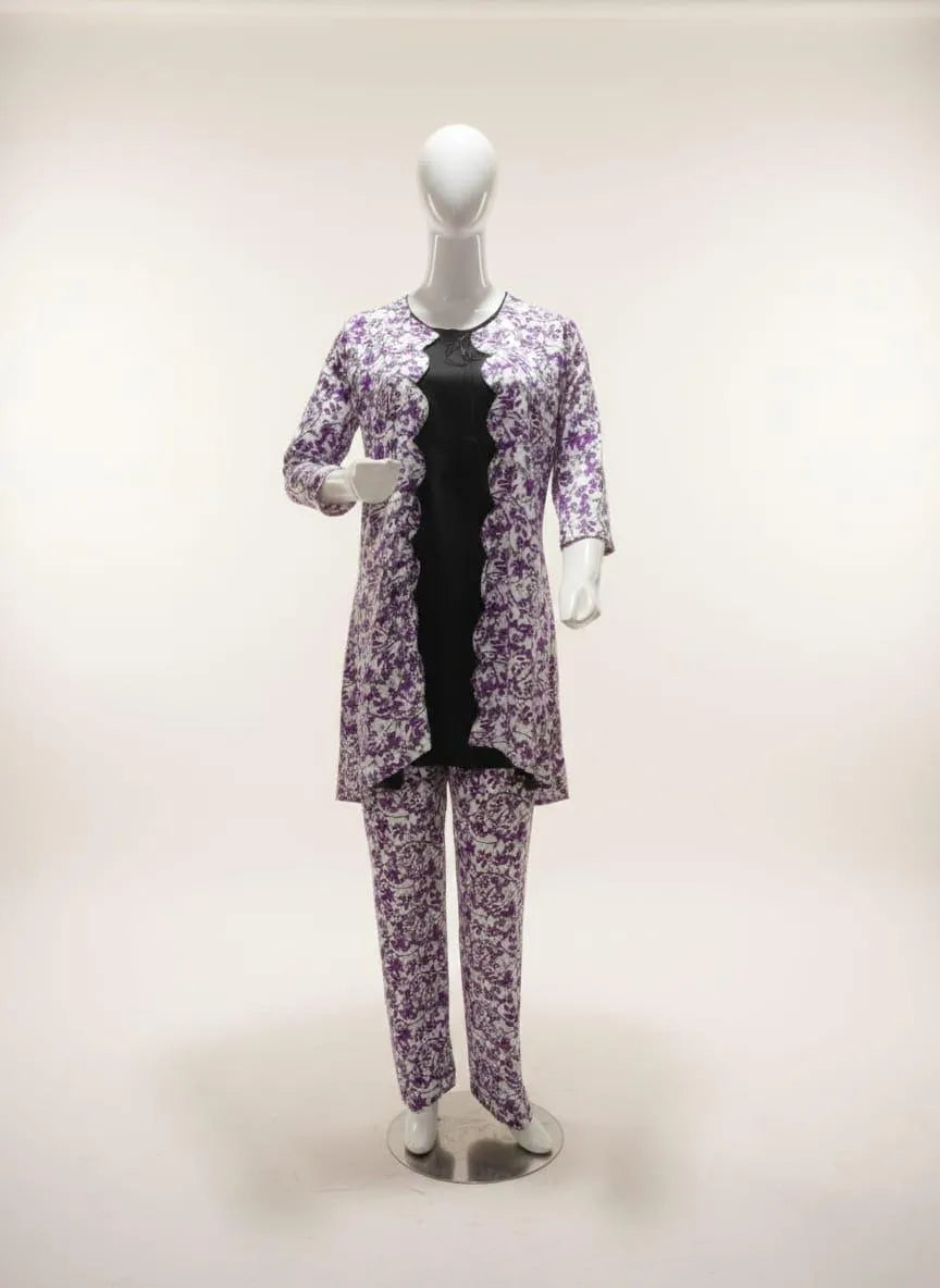 Printed Cotton Lawn Eid Set for Women – 2 Piece Shirt Trouser Standard Size