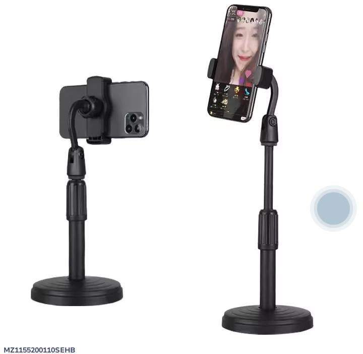 Portable Adjustable Tripod Stand for Mobile | 360° Phone Holder for Vlogging & Live Streaming