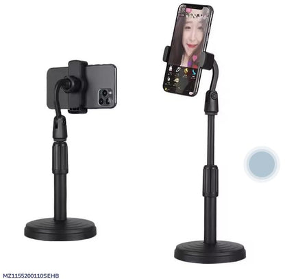 Portable Adjustable Tripod Stand for Mobile | 360° Phone Holder for Vlogging & Live Streaming