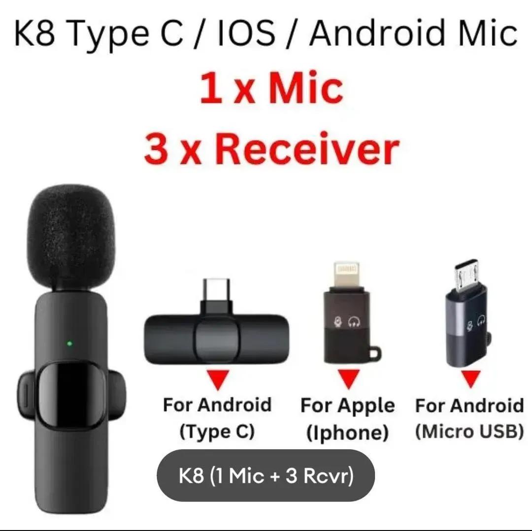 Premium Black Microphone for Home Recording & Live Streaming | Professional Quality Mic for Content Creation, Gaming & Studio Use