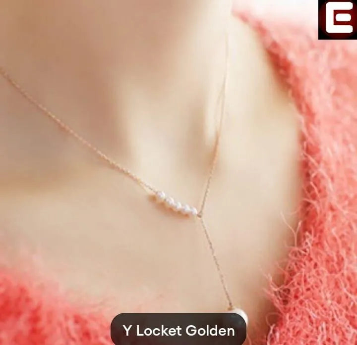 Beautiful Pearl Y Necklace Alloy Multicolor | Elegant Women Fashion Jewelry for Weddings & Daily Wear