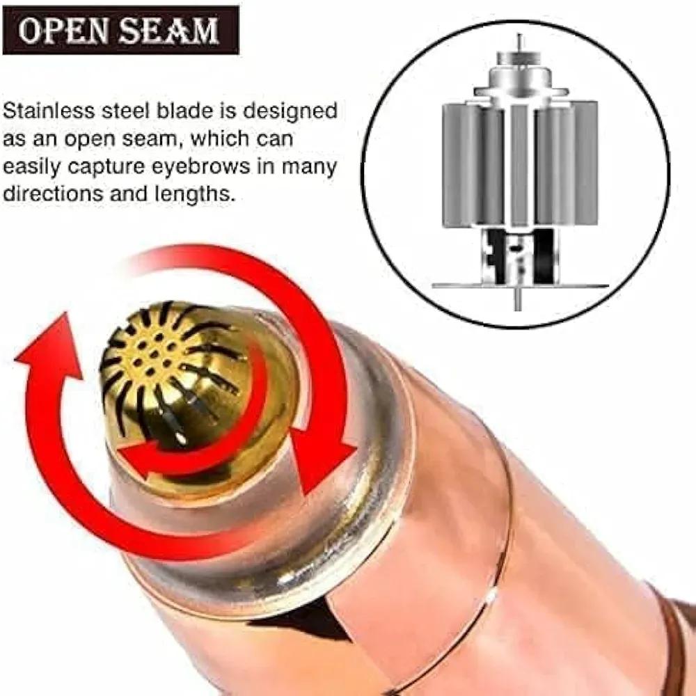 Flawless 2-in-1 Pen Hair Remover & Eyebrow Trimmer – Rechargeable Facial Hair Remover for Women Pakistan