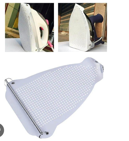 Heat Proof Iron Cover White Aluminum–Steam Iron Soleplate Protector