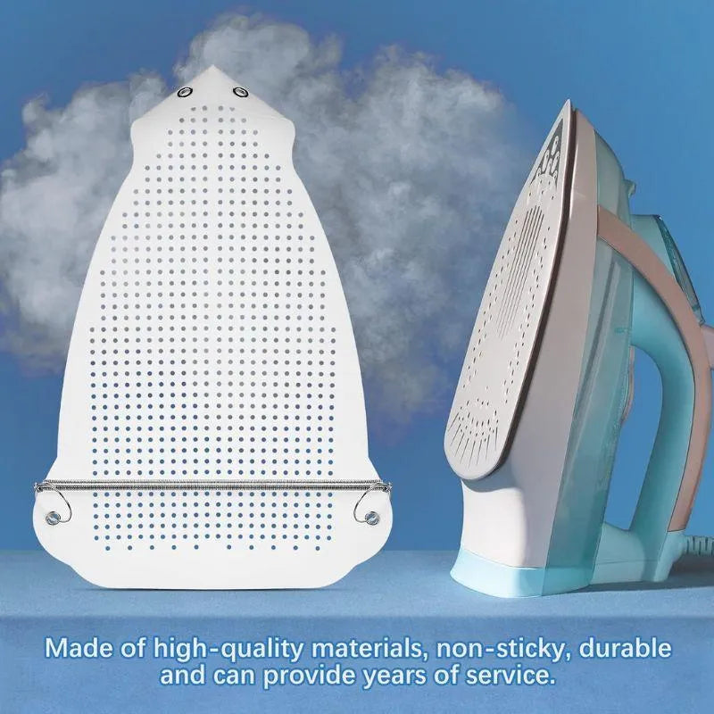 Heat Proof Iron Cover White Aluminum–Steam Iron Soleplate Protector