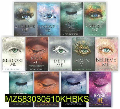 Shatter Me Series Complete 13 Books Set by Tahereh Mafi A5 Edition – Full Collection Pakistan