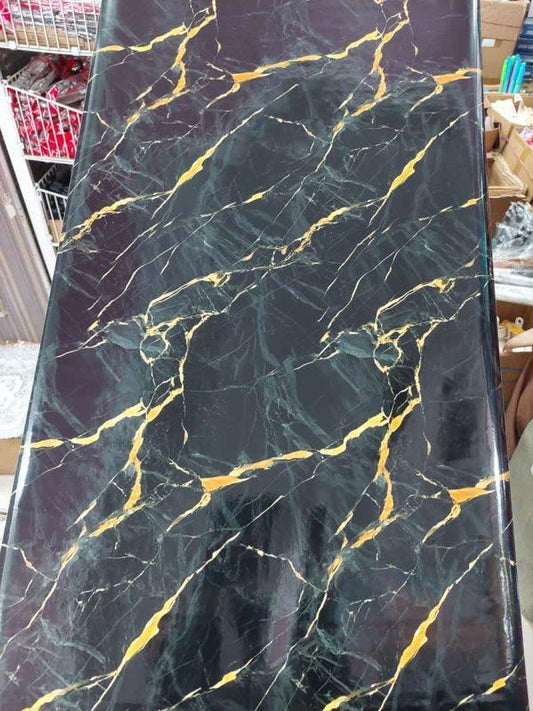Black Gold Marble Wall Sheet 60x200cm Sticker