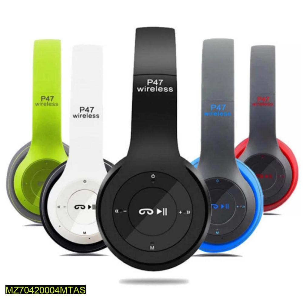 Wireless Stereo Bluetooth Headphones 4.2–5.0 – Multi Color Bass Headset with FM & AUX