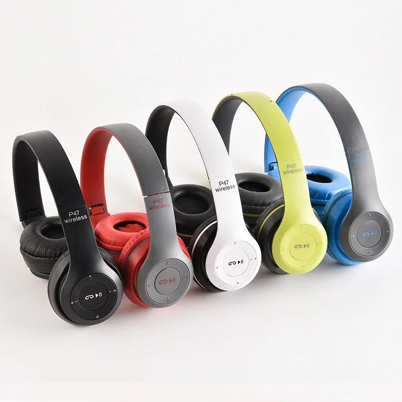 Wireless Stereo Bluetooth Headphones 4.2–5.0 – Multi Color Bass Headset with FM & AUX