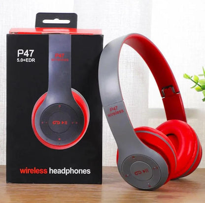 Wireless Stereo Bluetooth Headphones 4.2–5.0 – Multi Color Bass Headset with FM & AUX