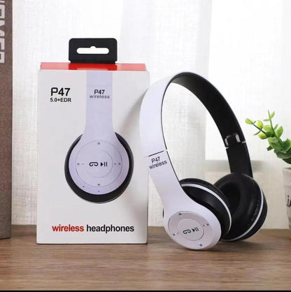 Wireless Stereo Bluetooth Headphones 4.2–5.0 – Multi Color Bass Headset with FM & AUX