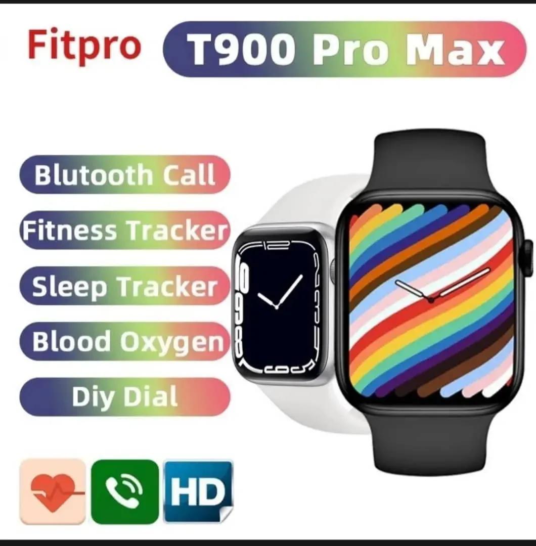 Black ABS Plastic Smart Watch for Men & Women – Stylish Lightweight Daily Use Watch